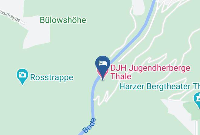 Djh Jugendherberge Thale Map
