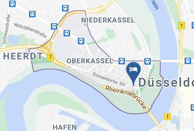 Dusseldorf - Djh Jugendherberge Dusseldorf Maps