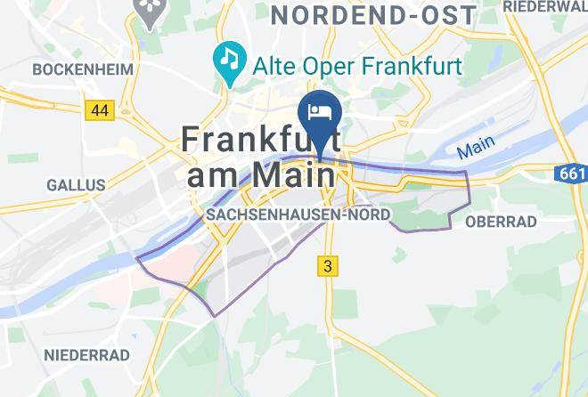 Frankfurt Am Main - Djh Jugendherberge Frankfurt Maps