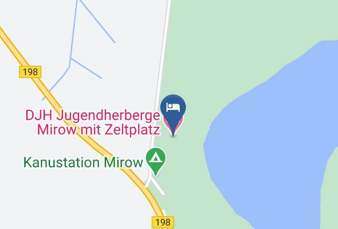 Mecklenburgische Seenplatte - Djh Jugendherberge Mirow Mit Zeltplatz Maps