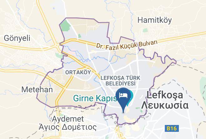 Lefkosa - Djumba Hotel Maps