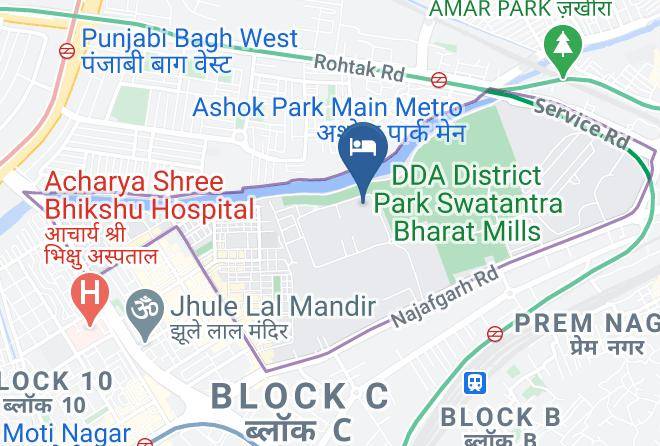 Punjabi Bagh - Dlf Capital Greens Karampura Maps