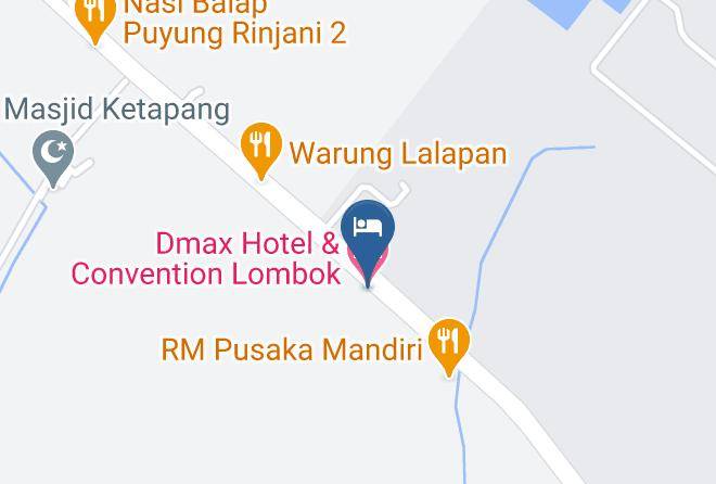 Central Lombok Regency - Dmax Hotel & Convention Lombok Maps
