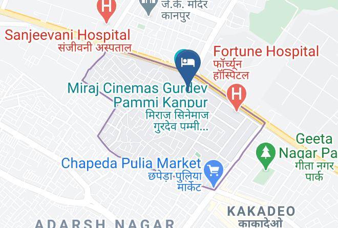 Kanpur - Dng The Grand Hotel Maps
