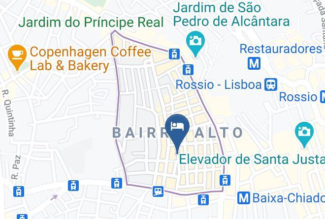 Lisbon - Dobairrosuites At Bairro Alto Maps