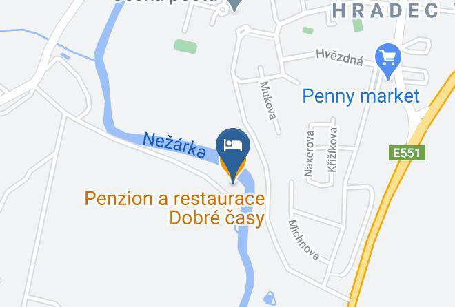 Jindrichuv Hradec - Penzion A Restaurace Dobre Casy Maps