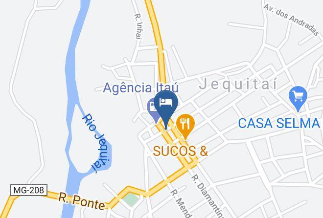 Jequitai - Doceneira Palace Hotel Maps