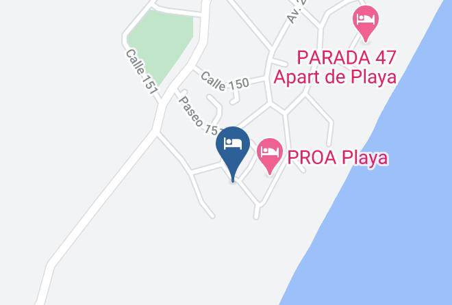 Villa Gesell - Dock Playa Maps