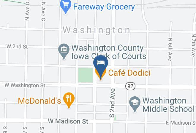 Dodici Night Suites Map