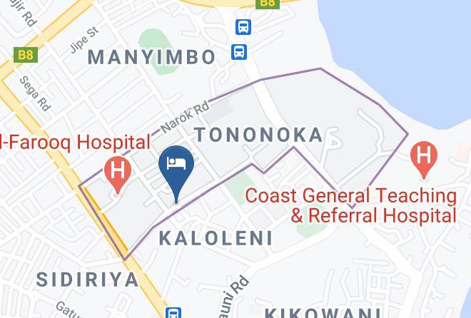 Mombasa - Dodoma Serene Hotel Mombasa Maps
