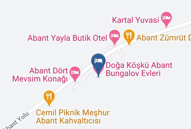Bolu - Doga Kosku Abant Bungalov Evleri Maps