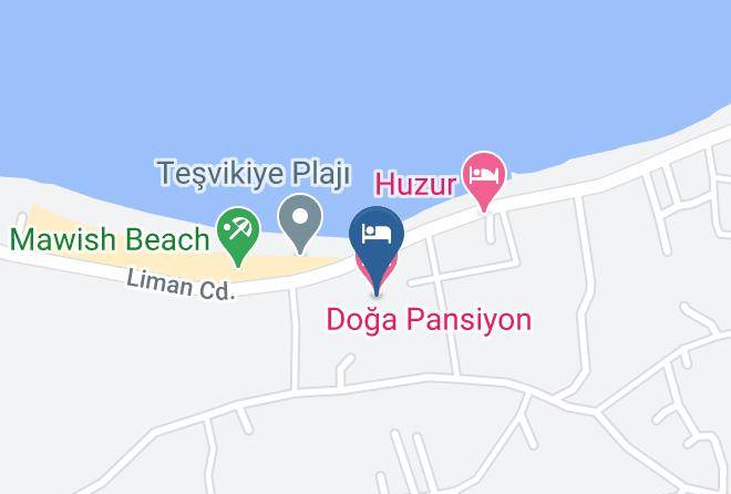 Cinarcik - Doga Pansiyon Maps