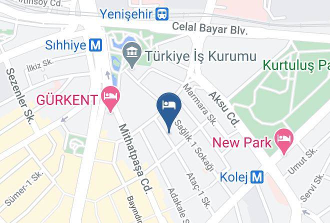 Cankaya - Doga Residence Otel Maps