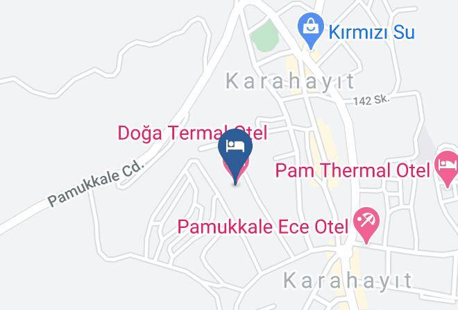 Pamukkale - Doga Termal Otel Maps