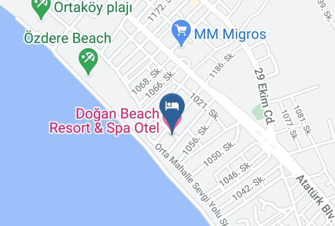Menderes - Dogan Beach Resort & Spa Otel Maps