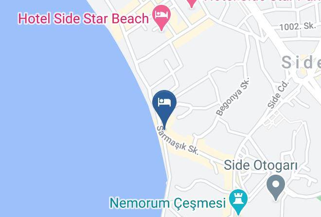 Manavgat - Dogan Otel Maps