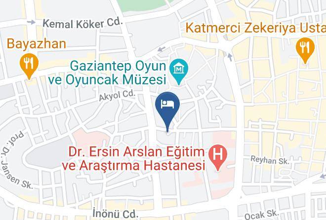 Sahinbey - Doganbey Konagi Butik Otel Maps