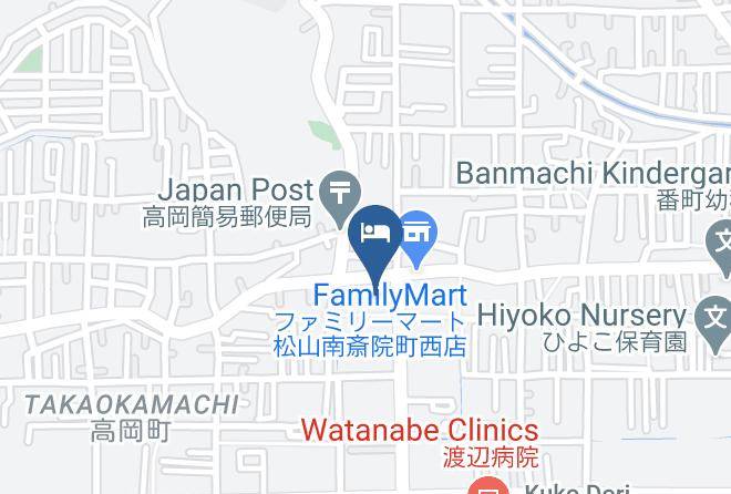 Matsuyama City - Dogo Saya Onsen Yurara Main Building Maps