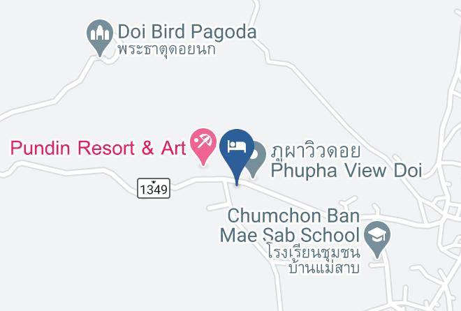 Amphoe Samoeng - Doi Nok Strawberry Resort Maps