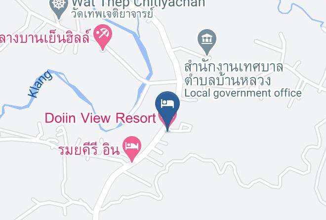 Amphoe Chom Thong - Doiin View Resort Maps