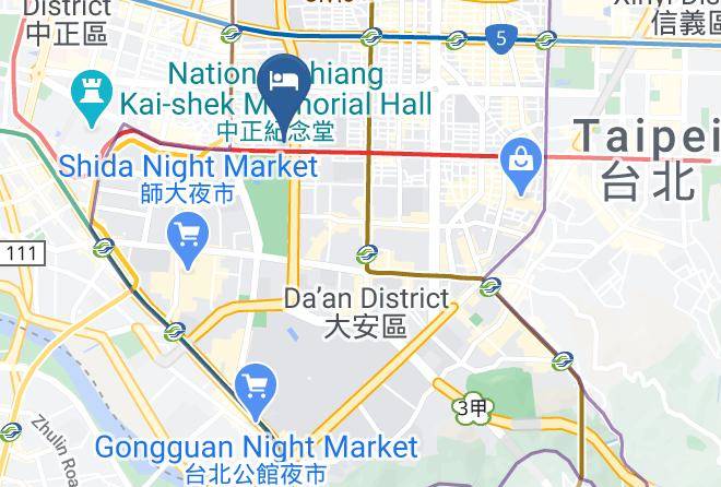 Da An District - Dolamanco Hotel Maps