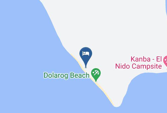 Palawan - Dolarog Beach Resort Maps