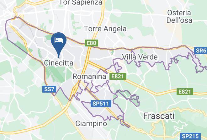 Rome - Dolce Vita Affittacamere Roma Cinecitta Maps
