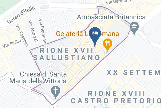 Rome - Dolce Vita B&b Maps
