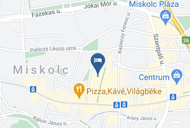 Miskolc - Dolce Vita Panzio Maps