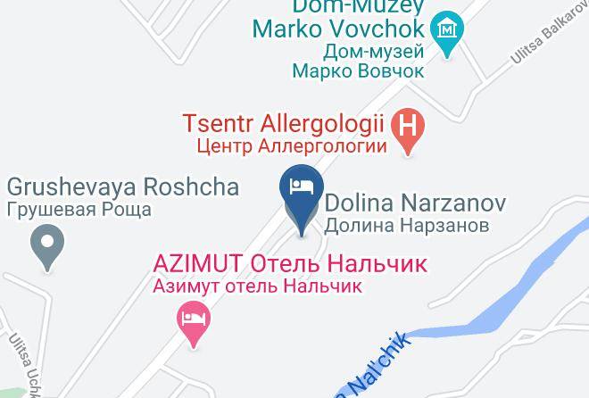 Nal Chik - Dolina Narzanov Maps