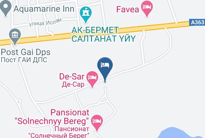 Ysyk Kol Region - Dolinnka Hotel Maps