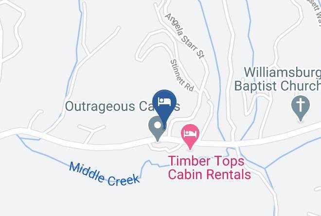 Sevier - Dollywood Cabins Maps