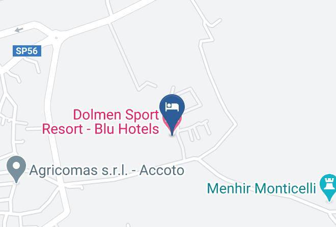 Lecce - Dolmen Sport Resort Blu Hotels Maps