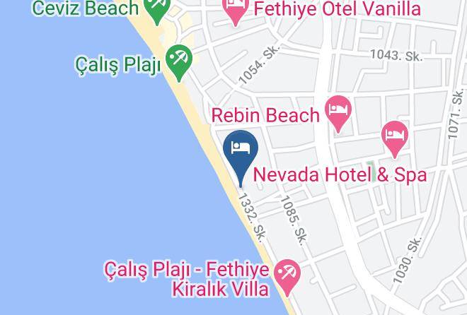 Fethiye - Dolphin Beach Hotel Maps