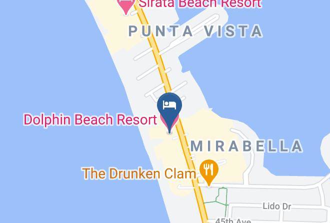 Pinellas - Dolphin Beach Resort Maps