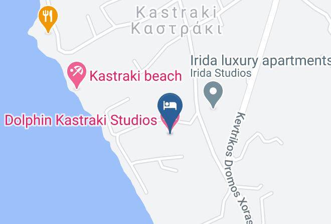 Naxos - Dolphin Kastraki Studios Maps