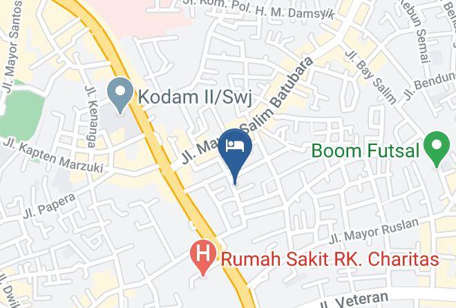 Palembang - Dolphin Kost Sudirman Maps