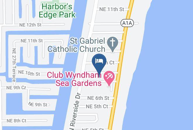Broward - Dolphin Motel Maps