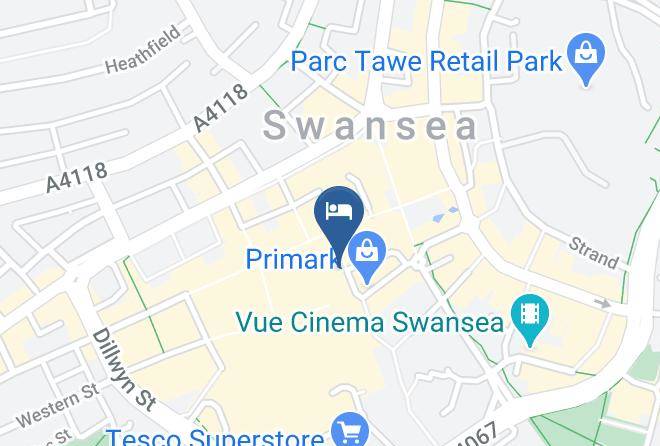 Swansea - Dolphin Sa1 Hotel Maps