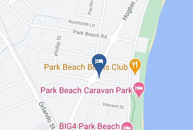 Coffs Harbour - Dolphin Sands Holiday Cabins Maps