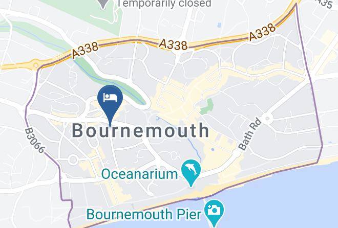 Bournemouth - Dolphins Hotel Maps