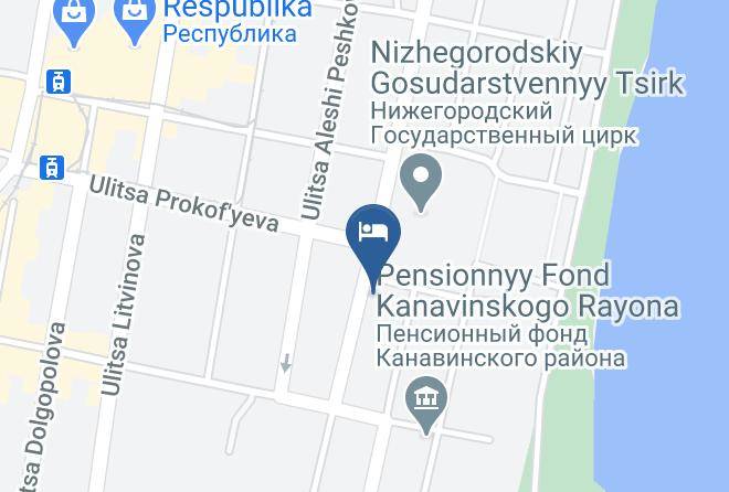 Nizhniy Novgorod - Dom Artista Maps
