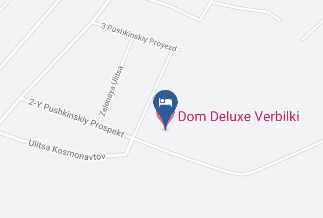 Dom Deluxe Verbilki Carta Geografica - Moscow - Taldomsky District
