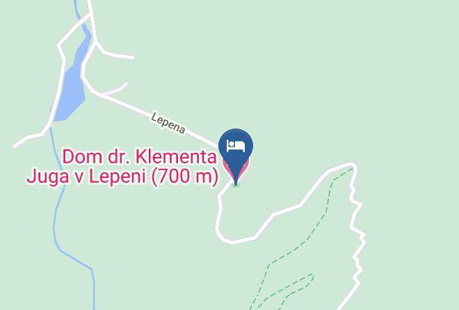 Bovec - Dom Dr Klementa Juga V Lepeni Maps