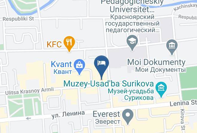 Krasnoyarsk - Dom Otel' Neo Maps