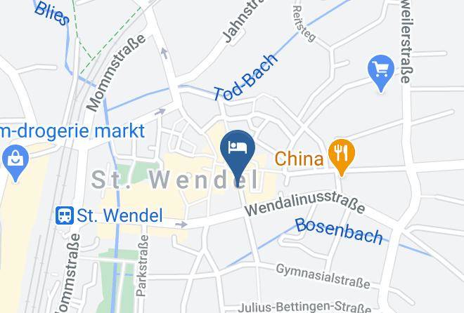 Sankt Wendel - Dom Hotel Lawendel Maps