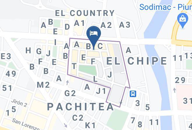 Piura - Dom Hotel Maps