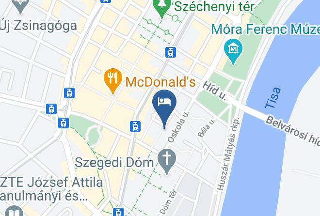 Szeged - Dom Hotel Maps