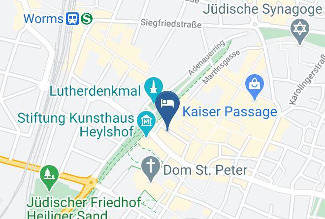 Worms - Dom Hotel Worms Maps