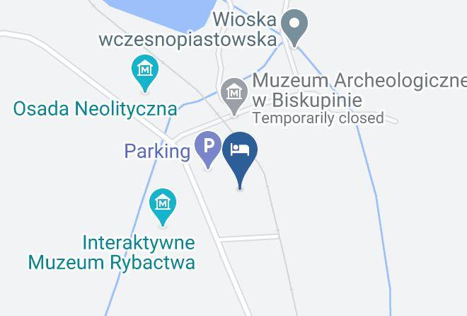 Dom Muzealnika Noclegi W Muzeum Archeologicznym W Biskupinie Map